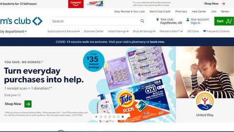 Sam's Club P&G Digital Activity